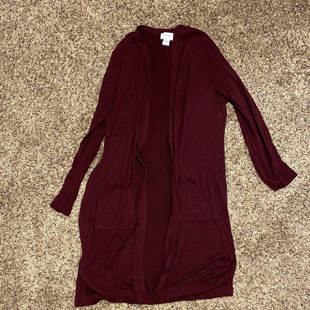 Old Navy Burgundy Cardigan